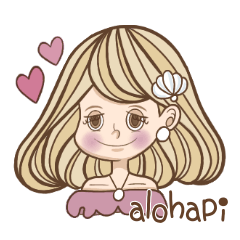 [LINEスタンプ] alohapi friendsの画像（メイン）