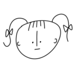 [LINEスタンプ] ポーカーフェイスの女の子