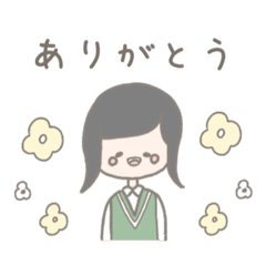 [LINEスタンプ] ゆるかわいい女の子の日常会話スタンプ