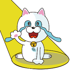 [LINEスタンプ] 第一弾 猫柳さん出番ですヨ♪（徳用40個）