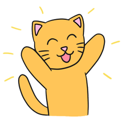 [LINEスタンプ] 近所の猫さん