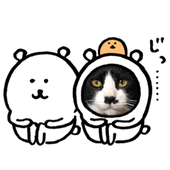 [LINEスタンプ] クロしろ君