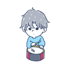 [LINEスタンプ] ドラマー よしおくんスタンプ