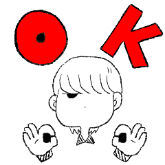 [LINEスタンプ] 寡黙Boyスタンプ