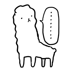 [LINEスタンプ] アルパカちゃんの日常