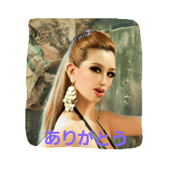 [LINEスタンプ] イタリア ハーフ美女 ニキータ 2