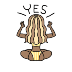 [LINEスタンプ] 日焼けガール 02