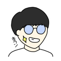 [LINEスタンプ] まるメガネ まるた 敬語