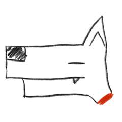 [LINEスタンプ] ボックス犬？