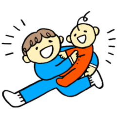 [LINEスタンプ] 子育て家族と家族を応援する人のスタンプ