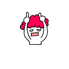 [LINEスタンプ] アフロの子