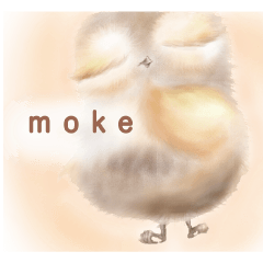 [LINEスタンプ] モケちゃん