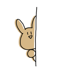 [LINEスタンプ] 特異うさぎ