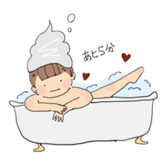 [LINEスタンプ] ガーリーテンプル