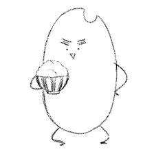 [LINEスタンプ] 自我の強いおこめ