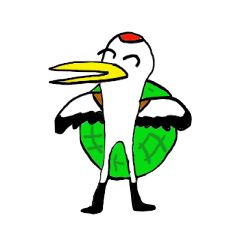 [LINEスタンプ] つるもかめ