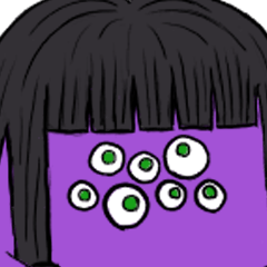 [LINEスタンプ] ぱっつん黒髪ロングちゃん