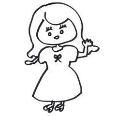 [LINEスタンプ] 巻き髪ぶりっこ