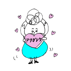 [LINEスタンプ] きままなかのじょ