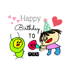 [LINEスタンプ] ゆめちゃんのおえかき①