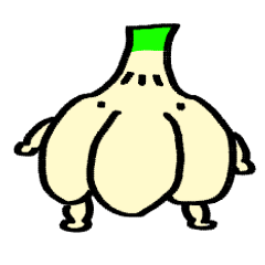 [LINEスタンプ] にんにくんと仲間たちのメッセージスタンプ