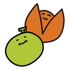 [LINEスタンプ] えがおで、のむヨーグルト