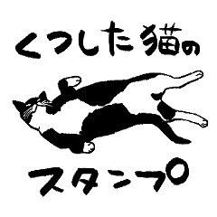 [LINEスタンプ] くつした猫のスタンプ