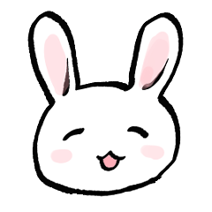 [LINEスタンプ] にこにこ うさぎさんとゆかいな仲間たち