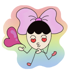 [LINEスタンプ] ハローミス エッグ！！