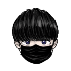 [LINEスタンプ] 黒マスクナムジャ。
