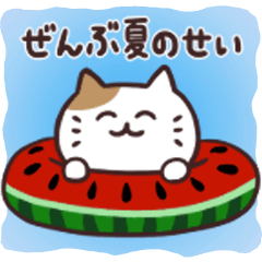 [LINEスタンプ] 夏だ！もれねこスタンプ