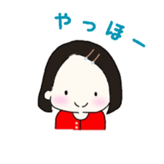 [LINEスタンプ] 毎日使える☆ボブヘアの女の子スタンプ