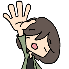 [LINEスタンプ] たれ目の山田さん