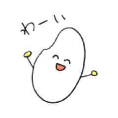 [LINEスタンプ] おこめのつぶちゃん