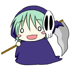 [LINEスタンプ] しにがみちゃん