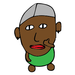 [LINEスタンプ] シャイなジョンソン君の日常