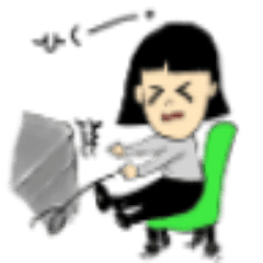 [LINEスタンプ] 同僚の井原さん
