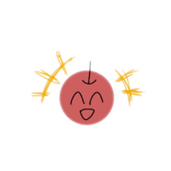 [LINEスタンプ] 謎のリンゴ様