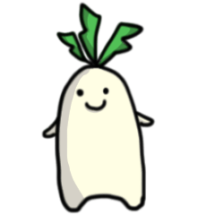 [LINEスタンプ] うちの大根ちゃん