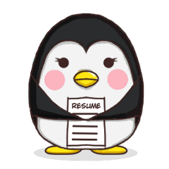 [LINEスタンプ] リトルペンギン求人検索