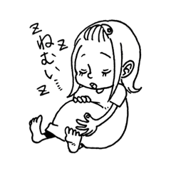 [LINEスタンプ] 妊婦さんあるある〜モノクロver〜