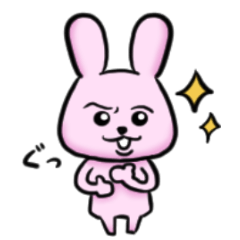 [LINEスタンプ] バレーうさぎ1