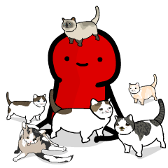 [LINEスタンプ] Redゃんの猫11匹