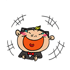 [LINEスタンプ] ハチワレ猫ちゃんず一の巻