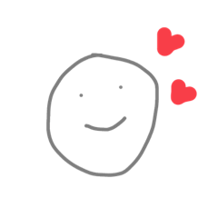 [LINEスタンプ] 素朴な顔のスタンプ