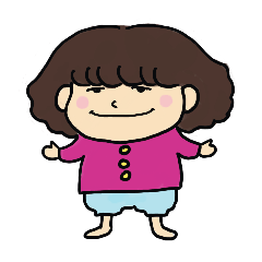 [LINEスタンプ] ちっちゃな、はなちゃん