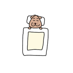 [LINEスタンプ] 食べ物と犬 I can fly