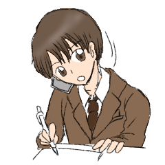 [LINEスタンプ] チョコレート系男子