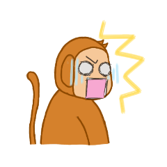 [LINEスタンプ] おさる～ん