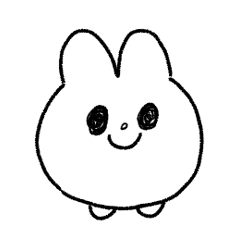 [LINEスタンプ] こうさぎちゃんです